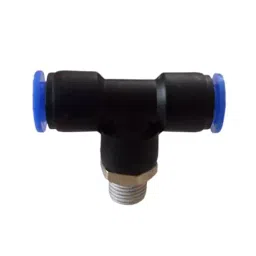 B K JAGAN & CO 1/4 12 mm,5 Air Tube Push Pneumatic T-Type Male Connector TF-1254 image 2