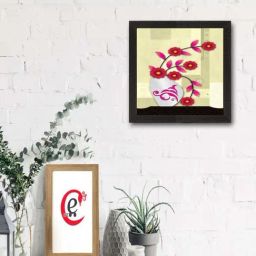eCraftIndia Floral Theme Satin Matt Texture UV Art Painting-picture-40