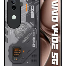 QRIOH Geometric Printed Vivo V40e 5G Back Case Mobile Accessories image 4