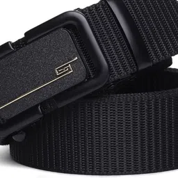 SHOPGLOBAL Men Textured 2 Pieces Leather Belt image 3