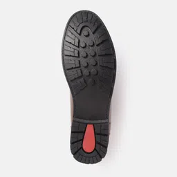 Roadster Men Brown Solid Mid-Top Derbys image 3