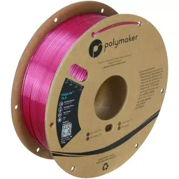 Polymaker PolyLite 1.75 mm Silk PLA 3D Printer Filament Magenta (Spool of 1 Kg) image 2