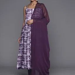 Varanga Printed Chanderi Silk Kurta with Trousers & Dupatta-image-77