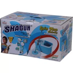 Shagun 10 L Capacity Bucket Mop With Long Handle, FSHBM509P image 4