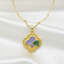 FLAURI Gold-Plated Geometric Pendants with Chains image 5