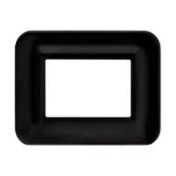 Anchor Roma Urban Bold 9 Module Horizontal Black Polycarbonate Cover Plate with Base Frame, 66809BL-image-73