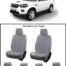 Oscar Mahindra Scorpio Car Seat Cover Grey AUT-SN-4200-picture-11