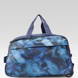 BAD HABIT Unisex Printed Medium Duffel Trolley Bag - 45L-picture-27