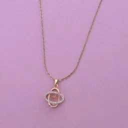 Ramdev Art Fashion Jwellery Gold-Plated Pendant with Chain image 2