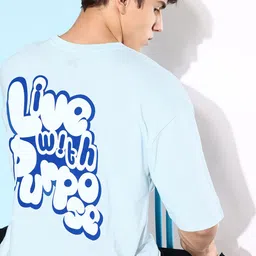Kook N Keech Minty Blue Printed Nostalgic Back to School Kidult Pure Cotton T-shirt-picture-49