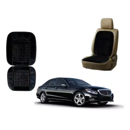 Auto Pearl BSB2C55 Polyester, Cotton Front Vehicle Seating Pad Black for Mercedes Benz E250 (Pack of 2)-picture-10