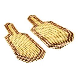 Auto Pearl WBS2P166 Polyester, Cotton Front Vehicle Seating Pad Beige, Brown for Tata Winger (Pack of 2)-picture-11