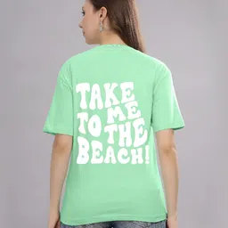 FALTU.CO Women Printed Drop-Shoulder Sleeves Pure Cotton T-shirt-picture-36