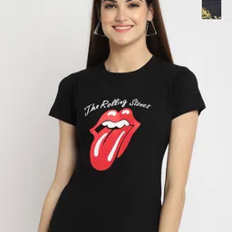 Tromko Women Pack of 2 Graphic Printed Round Neck Cotton Regular Fit T-shirts-picture-15