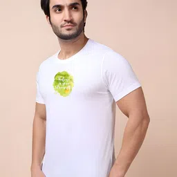 SZN Men Typography Printed Round Neck Slim Fit T-shirt image 3