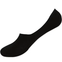 balenzia Men's Cushioned Cotton No Show Socks with Anti Slip Silicon System - Pack of 3 Loafer Socks image 3