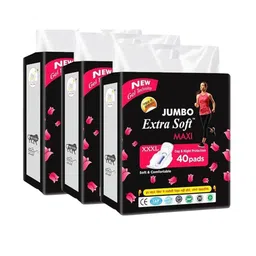 EXTRA SOFT Set Of 3 Day & Night Protection Maxi Sanitary Pads - XXXL - 40 Pads Each-picture-11