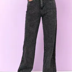 dolsia Women Flared High-Rise Heavy Fade Stretchable Jeans-picture-23