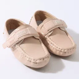 Cute Walk by Babyhug Velcro Party Wear Loafer Shoes - Pinkj-image-76