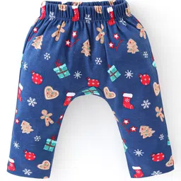 Babyhug Interlock Knit Full Length Diaper Leggings Stripes Design Pack of 3 -Multicolour image 2