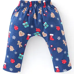 Babyhug Interlock Knit Full Length Diaper Leggings Stripes Design Pack of 3 -Multicolour image 3