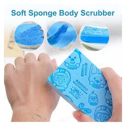Kidcup Ultra Soft Bath Sponge Soft Bath Scrubber for Kids Body Scrub (Pack of 1) (multicolor) image 3