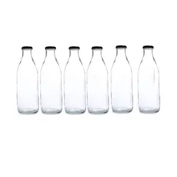 SOMIL Set Of Transparent Glass Water Bottle-image-61