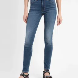 levi's Women's 721 Blue Skinny Fit High Rise Jeans image 1
