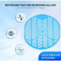 Zureni Urinal Pot Mat Anti-Splash Deodorizer Spatter Lavender Fragrance For Bathroom and Restroom, ZZU-UPR-M26 (Pack of5) image 5