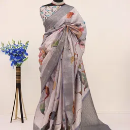 Rujave Ethnic Motifs Printed Zari Saree-image-51
