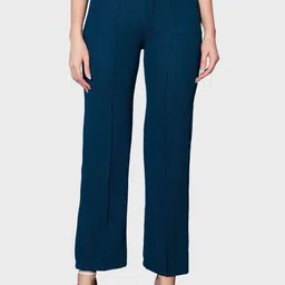 BUY NEW TREND Women Comfort High-Rise Easy Wash Pleated Trousers-picture-39