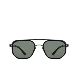 MAGNEQ Unisex Green Lens & Black Square Sunglasses with image 2
