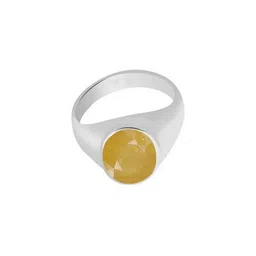 RAVIOUR LIFESTYLE Yellow Alloy Pearls Finger Ring-image-23