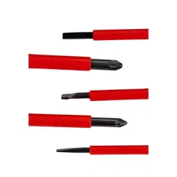 Bahco Pozidriv Slotted Insulated Screwdriver Set, BE-9882S (Set of 5 Pcs) image 2