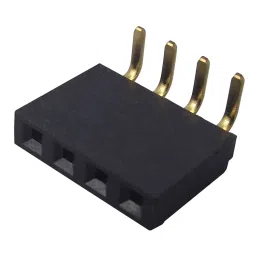 SAMTEC RECEPTACLE, 2.54MM, R/A SINGLE, 4WAY, SSW-104-02-G-S-RA-picture-40