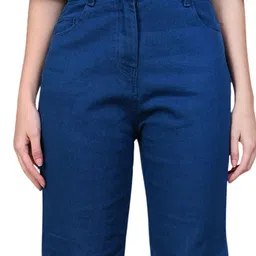 NEUNK Women Comfort Regular Fit High-Rise No Fade Clean Look Stretchable Jeans image 3