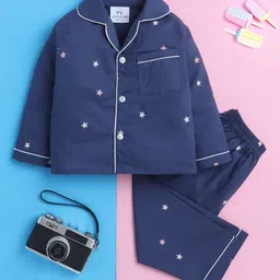 Knitting Doodles Unisex Kids Printed Night suit-picture-20