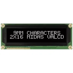 Midas Alphanumeric LCD Display Black 2 Rows by 16 Characters Transmissive, MC21609A12W-VNMLW-image-15
