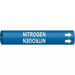 BRADY Pipe Marker Nitrogen Blue & White for 1-1/2 to 2-3/8 inch Outer Diameter Pipe, 5GXT7-picture-28