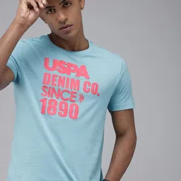 U.S. Polo Assn. Denim Co. Brand Logo Printed Pure Cotton Slim Fit T-shirt-picture-34