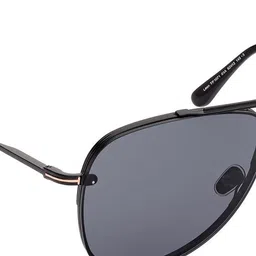 Tom Ford Men Black Aviator Sunglasses With UV Protected Lens FT1071 62 01A image 5