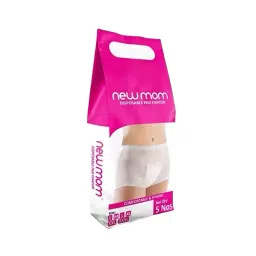 Newmom  Size Disposable Maternity Pad and Pad Fixator Combo Pack of 20 Pcs image 3