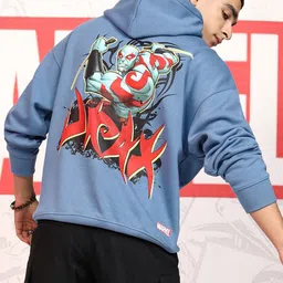 HIGHLANDER Marvel Men Guardians of the Galaxy Drop Shoulder Oversized Hooded Sweatshirt image 2