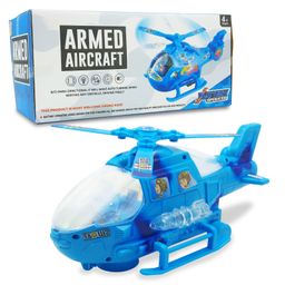 Sanjary Battery Operated Bump and Go Helicopter with 3D Light & Sound Toy for kids -Color & Design May Vary-picture-31