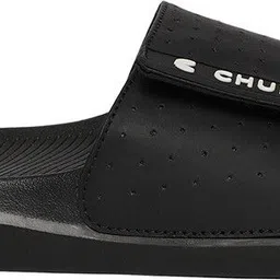 chupps Classic Black Slides Slippers Soft FootbedLightweight Flip Flops For Men Slides image 4