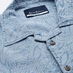 Mast & Harbour Men Checked Cuban Collar Oversized Fit Casual Shirt image 2