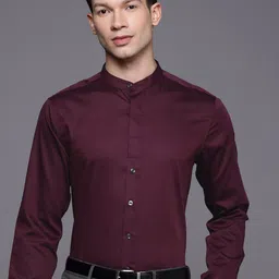 Louis Philippe Pure Cotton Slim Fit Formal Shirt-picture-25