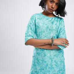 Anouk Rustic Floral Printed Kurta image 3