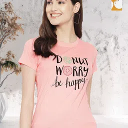 Metronaut Women Typography 2 Wonder Woman Printed Applique T-shirt-image-87