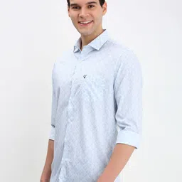 Allen Solly Men Ethnic Motifs Printed Cotton Slim Fit Casual Shirt image 3